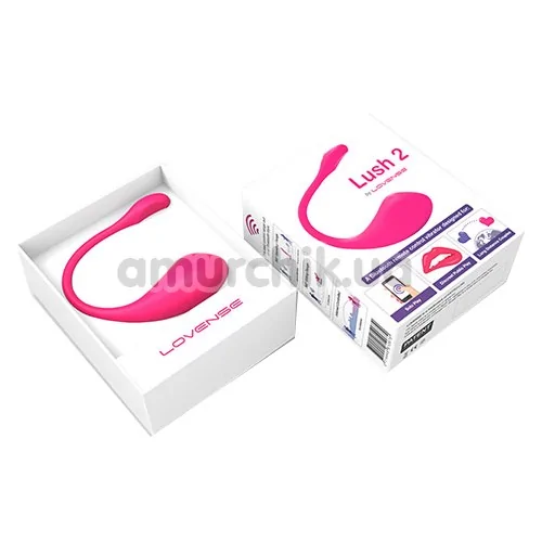 Виброяйцо Lovense Lush 2, розовое