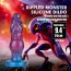 Фаллоимитатор с увеличением Power Monsters Rift Titan, фиолетово-синий - Фото №11