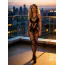 Комбинезон Star Night Sexy Geometry Mesh Bodystocking, черный - Фото №11