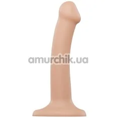 Фаллоимитатор Strap-On-Me Dual Density Silicone Bendable Dildo S, телесный - Фото №1