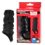 Насадка на пеніс Size Matters Sheath Sensations Enhancer Sex Sleeve, чорна - Фото №4