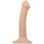 Фалоімітатор Strap-On-Me Dual Density Silicone Bendable Dildo S, тілесний - Фото №1
