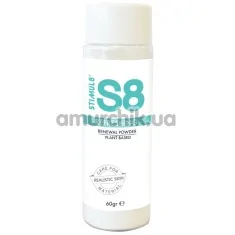 Восстанавливающая пудра для киберкожи Stimul8 S8 Refreshing Renewal Powder Plant Based, 60 мл - Фото №1