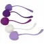 Набір вагінальних кульок Pleasure Balls & Eggs Cherry Kegel Exercisers, фіолетовий - Фото №7