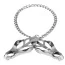Зажимы для сосков Steamy Shades Endurance Butterfly Nipple Clamps, серебряные - Фото №1