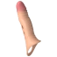 Насадка на пенис с вибрацией Pretty Love Penis Sleeve 026241Z, телесная - Фото №4