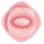 Клиторальный вибратор с подвижным язычком и губами Blush Kissing Rose, розово-голубой - Фото №3