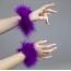 Наручники Secret Marabou Handcuffs, фиолетовые - Фото №3