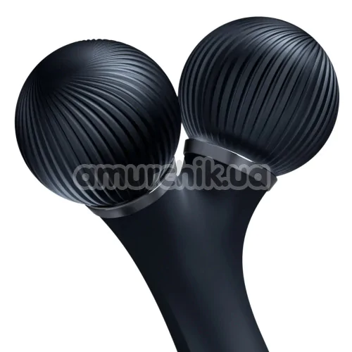 Ультразвуковий масажер для обличчя Geske Sonic Facial Roller 4 in 1, чорний