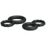 Набор из 2 эрекционных колец Ring BI-0507, чёрный - Фото №2