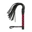 Батіг VIP Leather Flogger, чорно-червоний