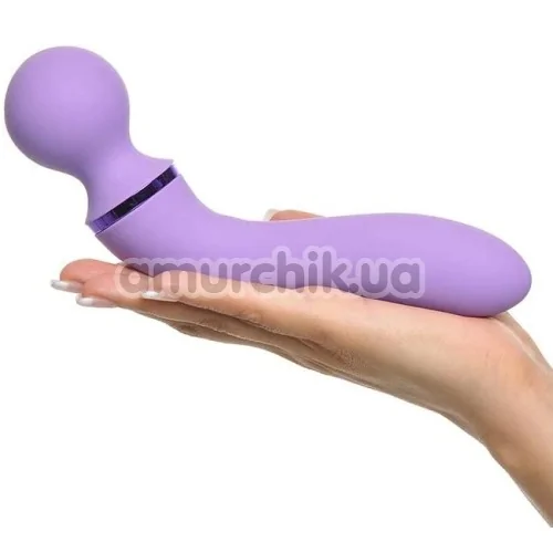 Универсальный вибромассажер Fantasy For Her Duo Wand Massage-Her, фиолетовый