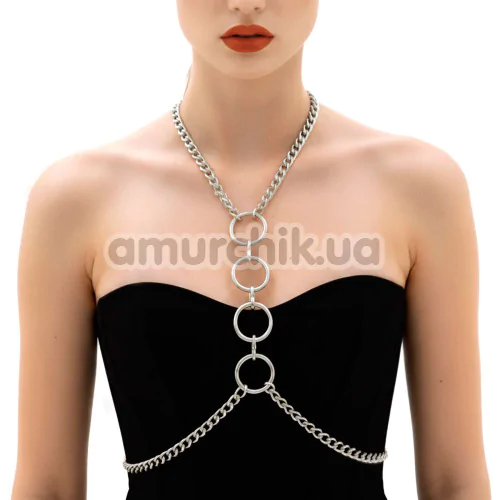 Украшение для тела Art of Sex Mango, серебряное - Фото №1