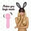 Кліторальний вібратор FeelzToys Mister Bunny, рожевий - Фото №3