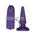 Анальная пробка с вибрацией Funky Vibrating Buttplug, фиолетовая - Фото №1
