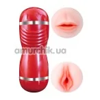 Мастурбатор Cleo Double Delight 3.0, тілесний - Фото №1