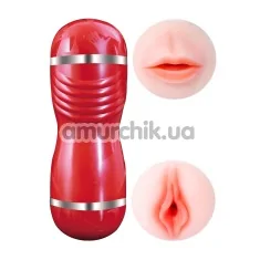 Мастурбатор Cleo Double Delight 3.0, телесный - Фото №1
