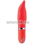 Клиторальный вибратор Purrfect Silicone, гладкий красный - Фото №1