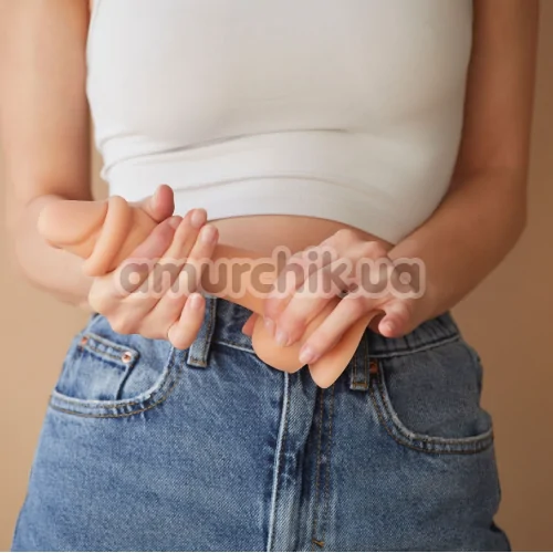 Фаллоимитатор Strap-On-Me Sliding Skin Realistic Dildo L, телесный