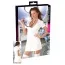 Костюм медсестри Cottelli Collection Costumes 2470349 білий: халатик + трусики-стрінги - Фото №3
