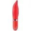 Клиторальный вибратор Purrfect Silicone, гладкий красный - Фото №1