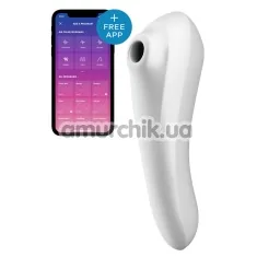 Симулятор орального сексу для жінок Satisfyer Dual Pleasure, білий - Фото №1