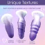Набор анальных пробок Simply Sweet Silicone Butt Plug Set, фиолетовый - Фото №7
