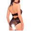Боди Midnight Halter Teddy, черное - Фото №4