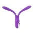 Вібратор Sweet Smile Bendable Double Vibrator, фіолетовий - Фото №5