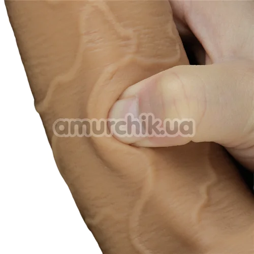 Фаллоимитатор Dual-Layered Silicone Nature Cock LV411031, телесный