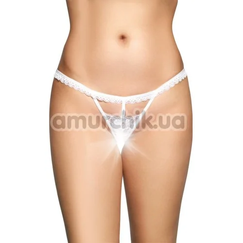 Трусики-стринги G-String 2500, белые - Фото №1