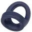 Эрекционное кольцо для члена Viceroy Max Dual Ring, синее - Фото №4
