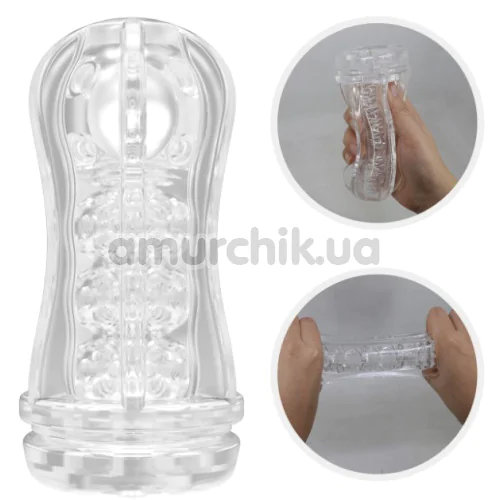 Мастурбатор Pretty Love Vacuum Cup Masturbator Stellar, прозрачный