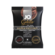 Оральный лубрикант JO Gelato Decadent Double Chocolate - двойной шоколад, 5 мл - Фото №1
