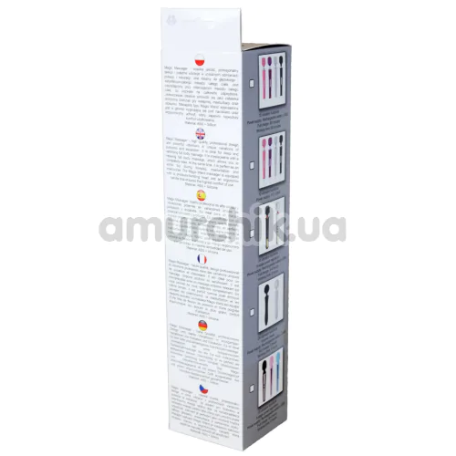 Универсальный вибромассажер Boss Series Wand Genius 10 Function, розовый