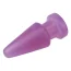 Анальная пробка Hi-Rubber Anal Delight Plug, фиолетовая - Фото №3