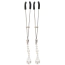 Затискачі для сосків Taboom Tweezers With Pearls, срібні - Фото №1
