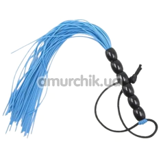 Флогер DS Fetish Mini Flogger Balls, блакитний - Фото №1