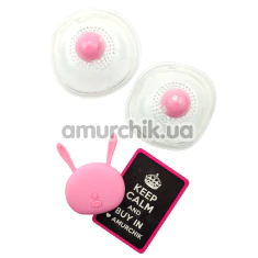 Вибростимуляторы для груди Breast Vibrator PL-NV-006, прозрачные - Фото №1
