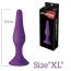 Анальная пробка Mai Attraction Pleasure Toys №35, фиолетовая - Фото №3