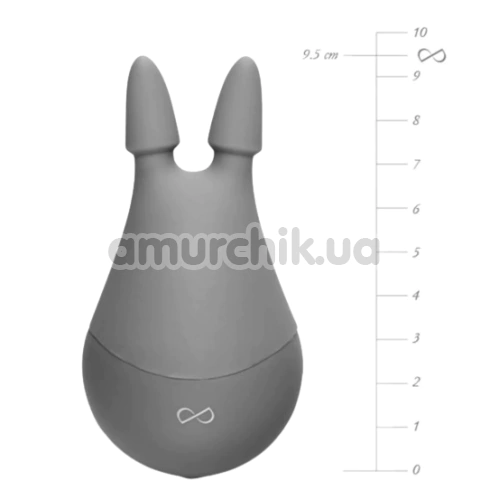 Клиторальный вибратор Perlesque Eris, серый