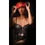 Маска на глаза Le Boheme Satin Blindfold, красная - Фото №2
