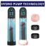 Вакуумна помпа Men's Play Automatic Penis Pump For Enlargement & Masturbator B13, прозора - Фото №12