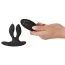 Анальная пробка с вибрацией XouXou Vibrating Expander Butt Plug, черная - Фото №9