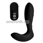 Вибростимулятор простаты UnderControl Silicone Prostate Vibrator with Remote Control, черный - Фото №1