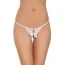 Трусики-стринги женские G-string белые (модель 2426) - Фото №1
