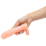 Насадка на пенис Size Up 1 Inch Realistic Penis Extender With Ball Loop, телесная - Фото №6