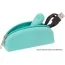 Сумка для хранения секс-игрушек PowerBullet Silicone Storage Zippered Bag, бирюзовая - Фото №4