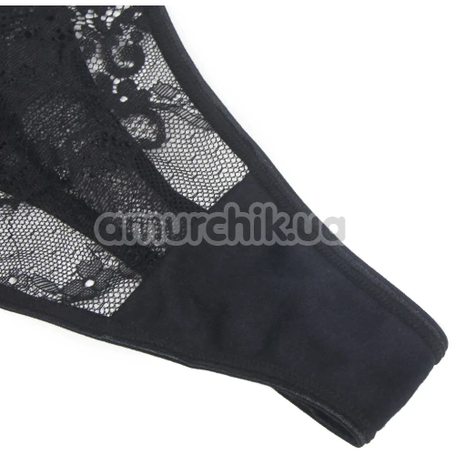 Трусики-стрінги Star Night Strap Detail Panties, чорні