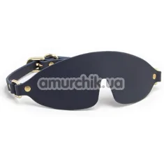 Маска Bondage Couture Blindfold, синяя - Фото №1